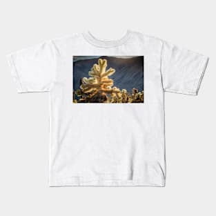 Glowing Cholla Cactus Kids T-Shirt